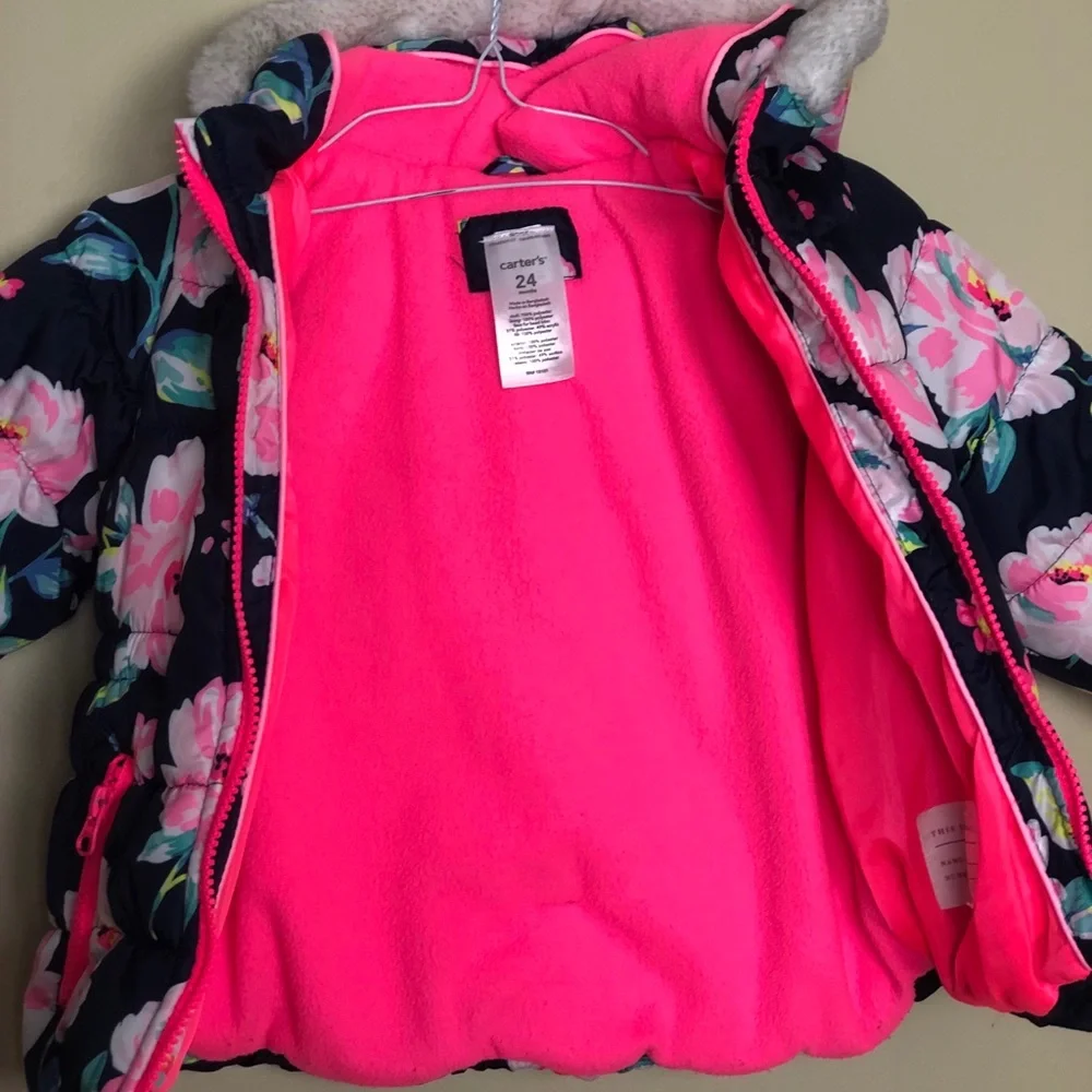 Cute Floral girls jacket